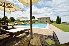 the pool of tuscan villa