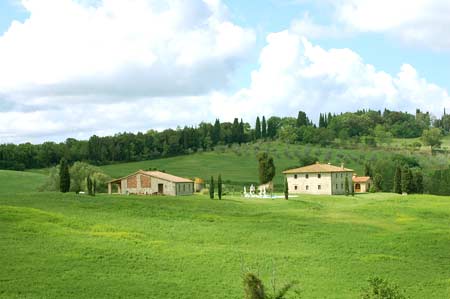 Panorama-Bild von der Villa zur Miete