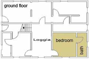 map of the villa