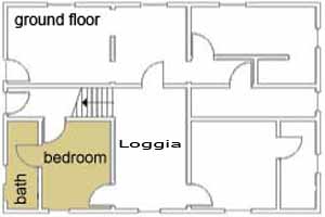 Map of the Green room