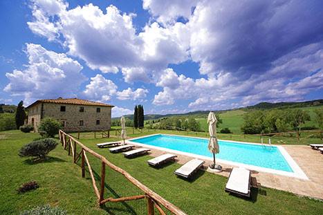 affitto villa in Toscana con piscina