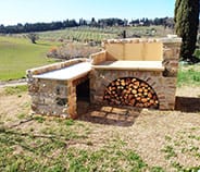 Tuscan villa with barbecue