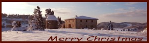 Merry Christmas dalla villa in Toscana