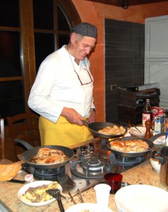 frà gigione grande cuoco in Villa Toscana