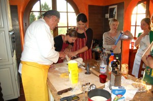 addio al nubilato con corso di cucina toscana