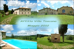 affitto villa con piscina in toscana maggio 2012