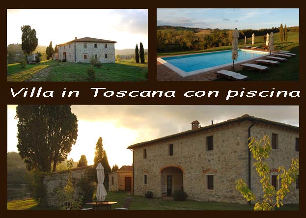 villa in Toscana con piscina in Chianti