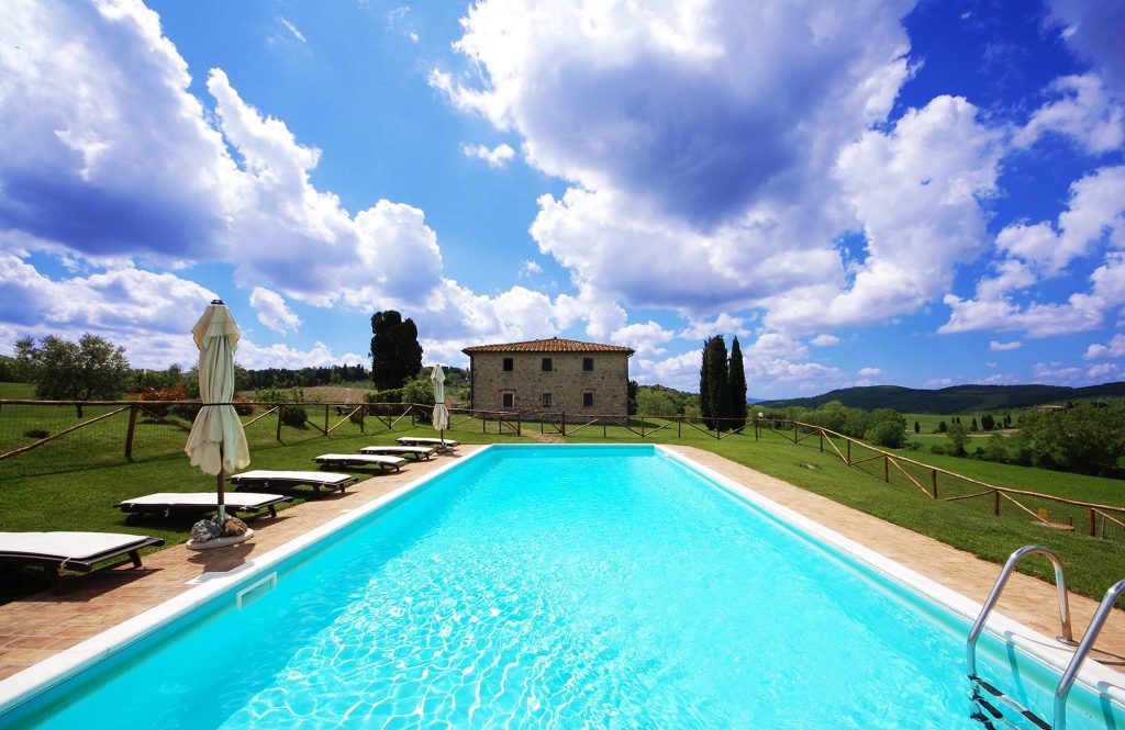 affitto lussuosa villa in Toscana con piscina