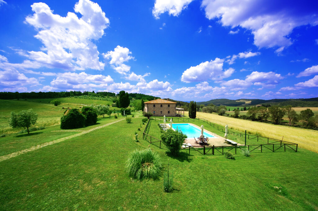 affitto villa in toscana con piscina