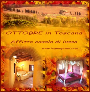affitto a ottobre casale in toscana