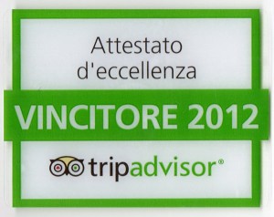 Villa in Toscana attestato eccellenza tripadvisor